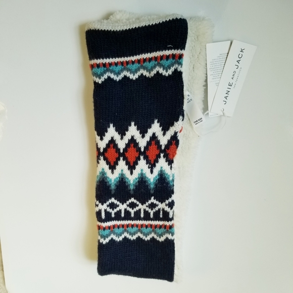 Janie and Jack Fair Isle Scarf and Mittens Set - Picture 4 of 5